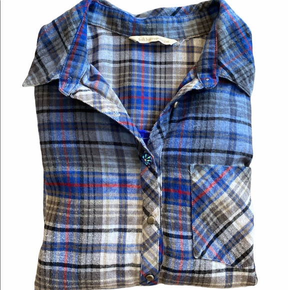 soft surroundings Petites Kingsley Top shirt XS/S - Picture 7 of 9